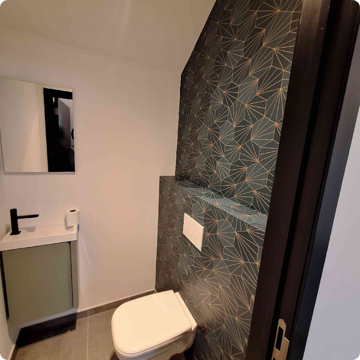 Papier peint, tapisserie, plafonnage, enduit, cuisine, salle de bain, revêtements, carrelage, parquet