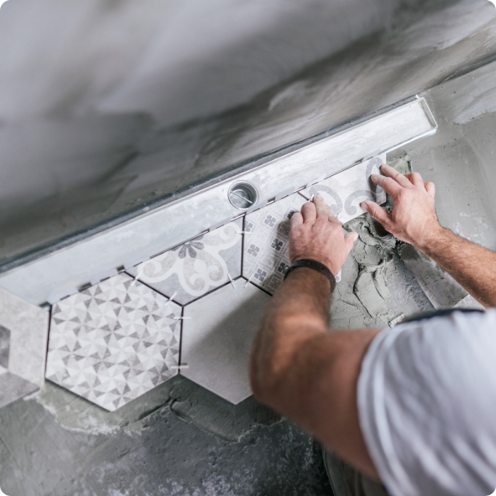 Carrelage, salle de bain, carrelage de sols, sols, murs, mural, joints, revêtements