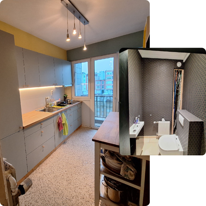 Rénovation intérieure, décoratrice, décoration, peinture, parachèvement, cloisons, murs, sols, plafonds