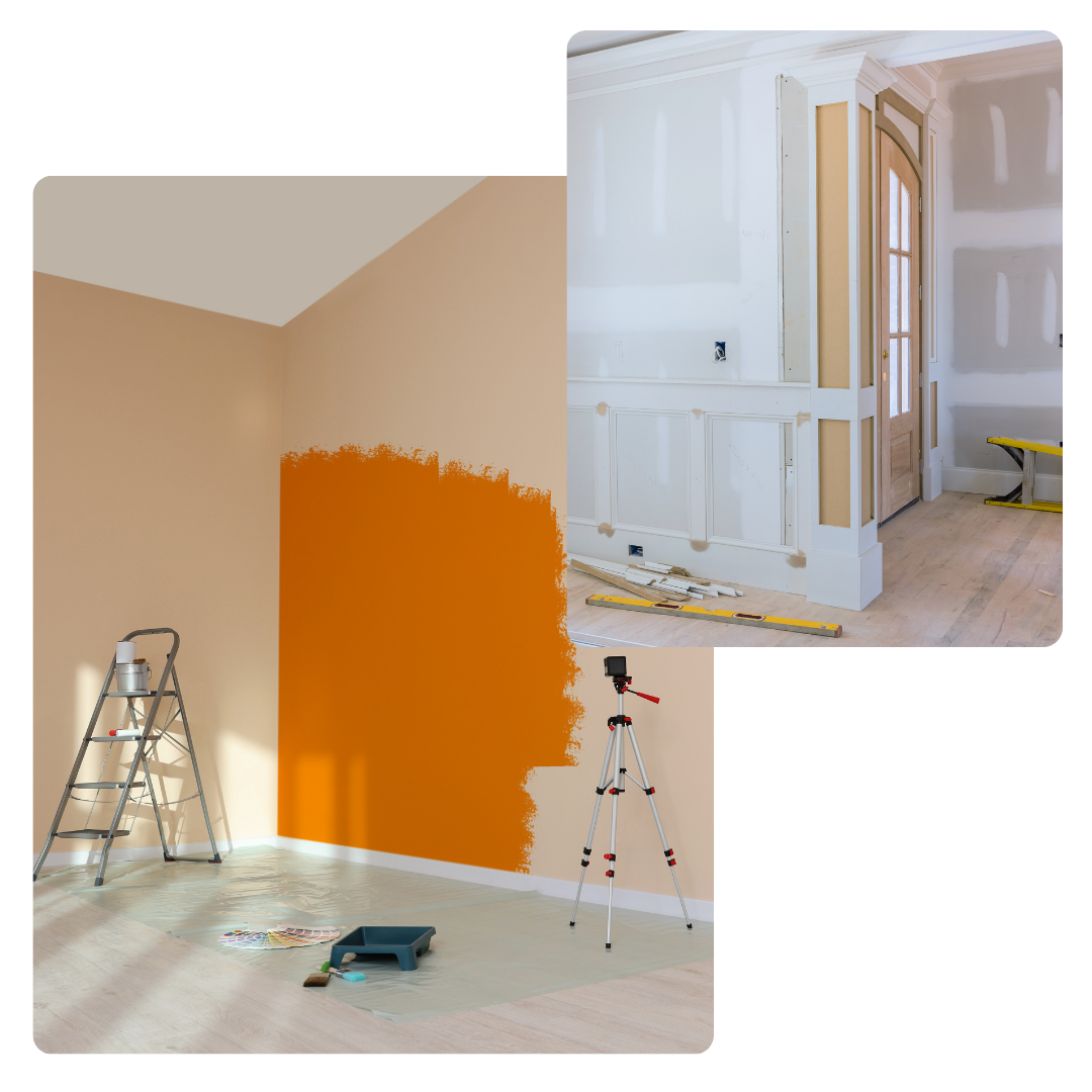 finition, murs, plafonds, plafonnage