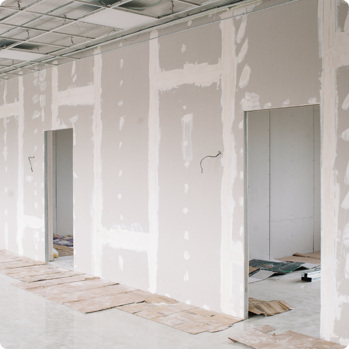 Enduit, murs, finitions, aménagement intérieur