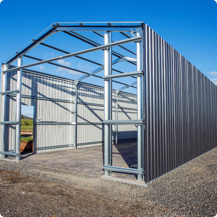 Dallage, béton, chape, jardin, abris, annexe extérieure