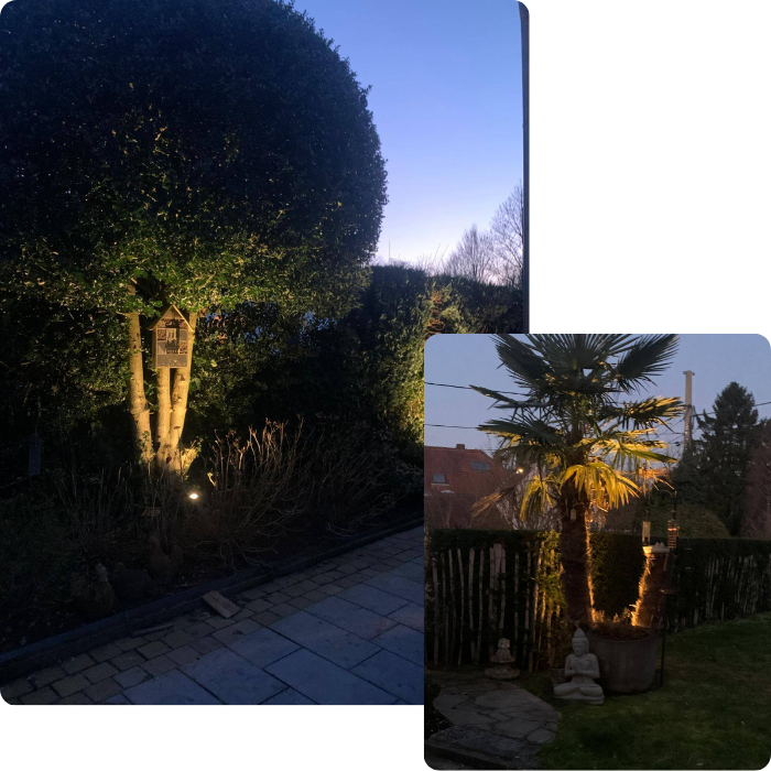 éclairage, luminaires, jaridn, intérieur, extérieur, installation, spot, lampadaire, LED