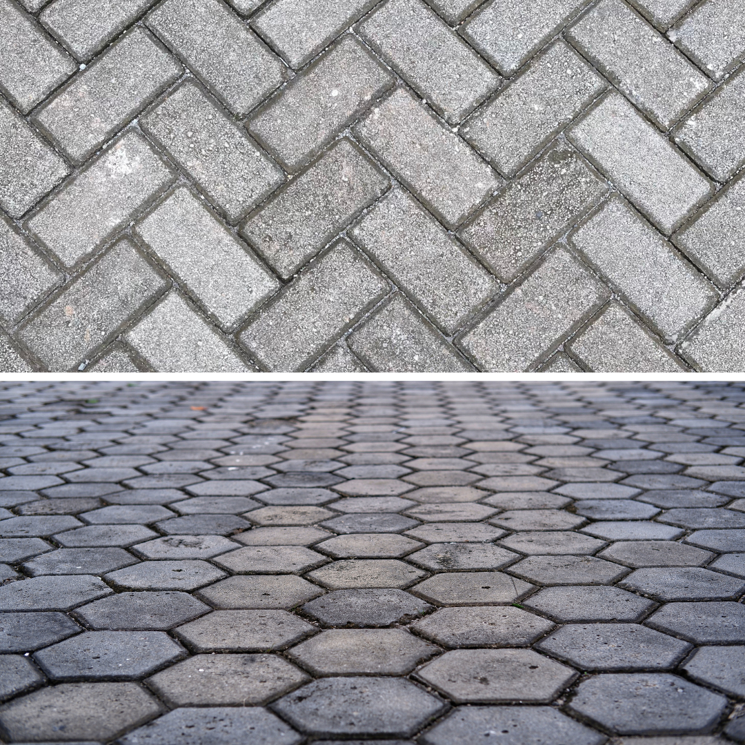 pavage, extérieur, pose, rénovation