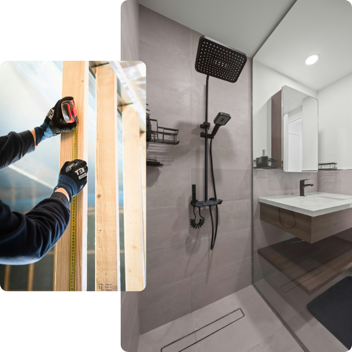 salle de bain, carrelage, parquet, parachèvement, rénovation, isolation, isolants, menuiserie, meuble