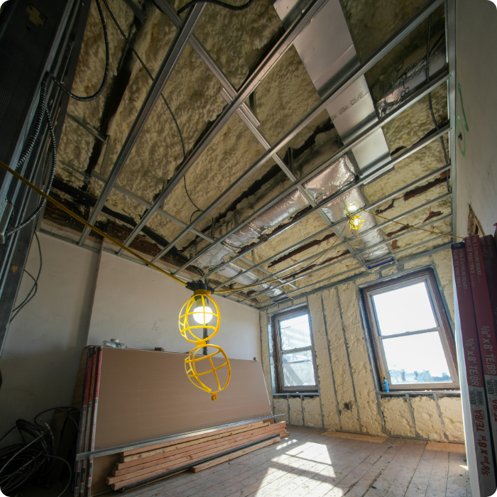 isolation, murs, plafonds, intérieure, façade, ITI, isolants, pose, travaux d'isolation