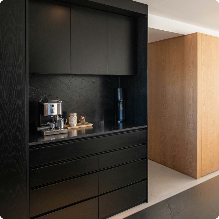 Meuble de cuisine, mobilier sur mesure, tiroir, conception de cuisine, menuisier