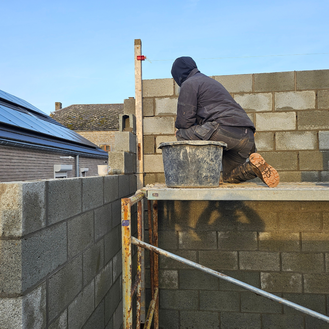 Travaux de construction, Ouvertures, étages 