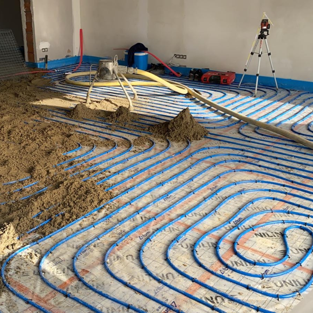 chauffage sol, chauffage, chauffage par le sol, confort clim