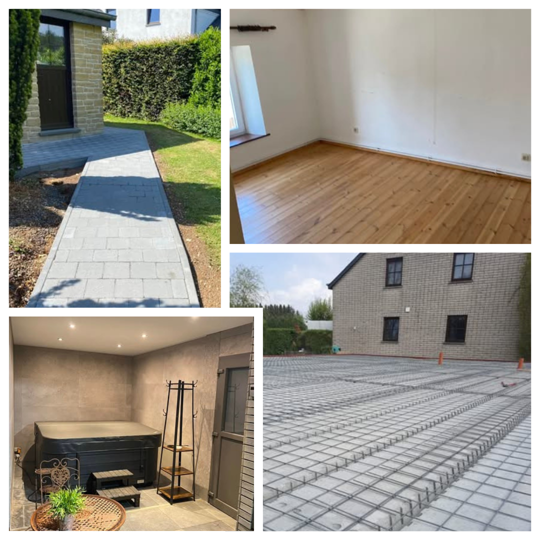 Construction et rénovation à Nassogne, Marche-en-Famenne et Bastogne avec un accompagnement complet.