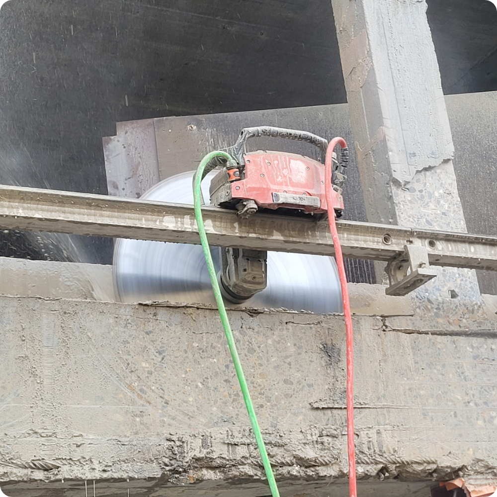 Sciage, mural, sols, découpage, découpe, ouverture mur