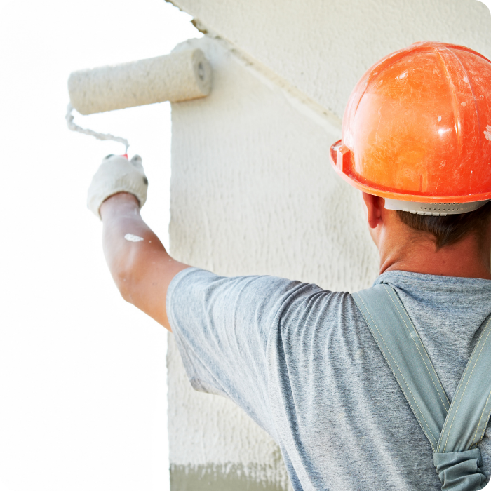 Peinture façade, peinture extérieure, pignon, rénovation façade