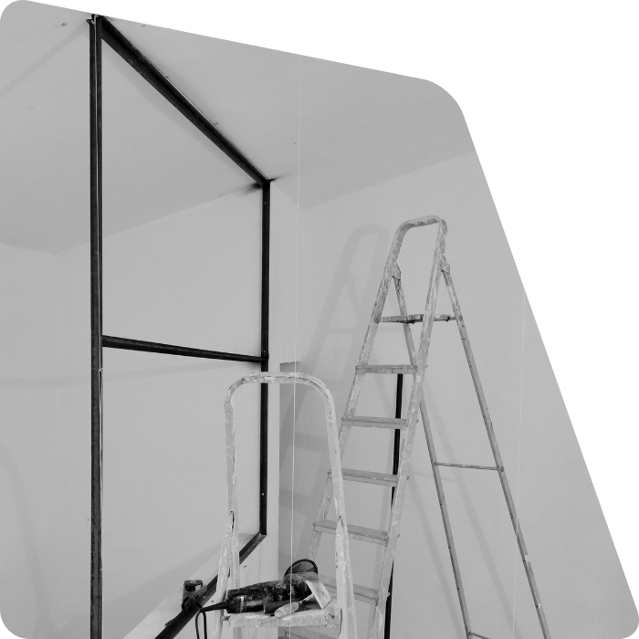 Peintre, peinture, rénovation intérieure,murs, enduit, plafonnage, cloisons, plafonds