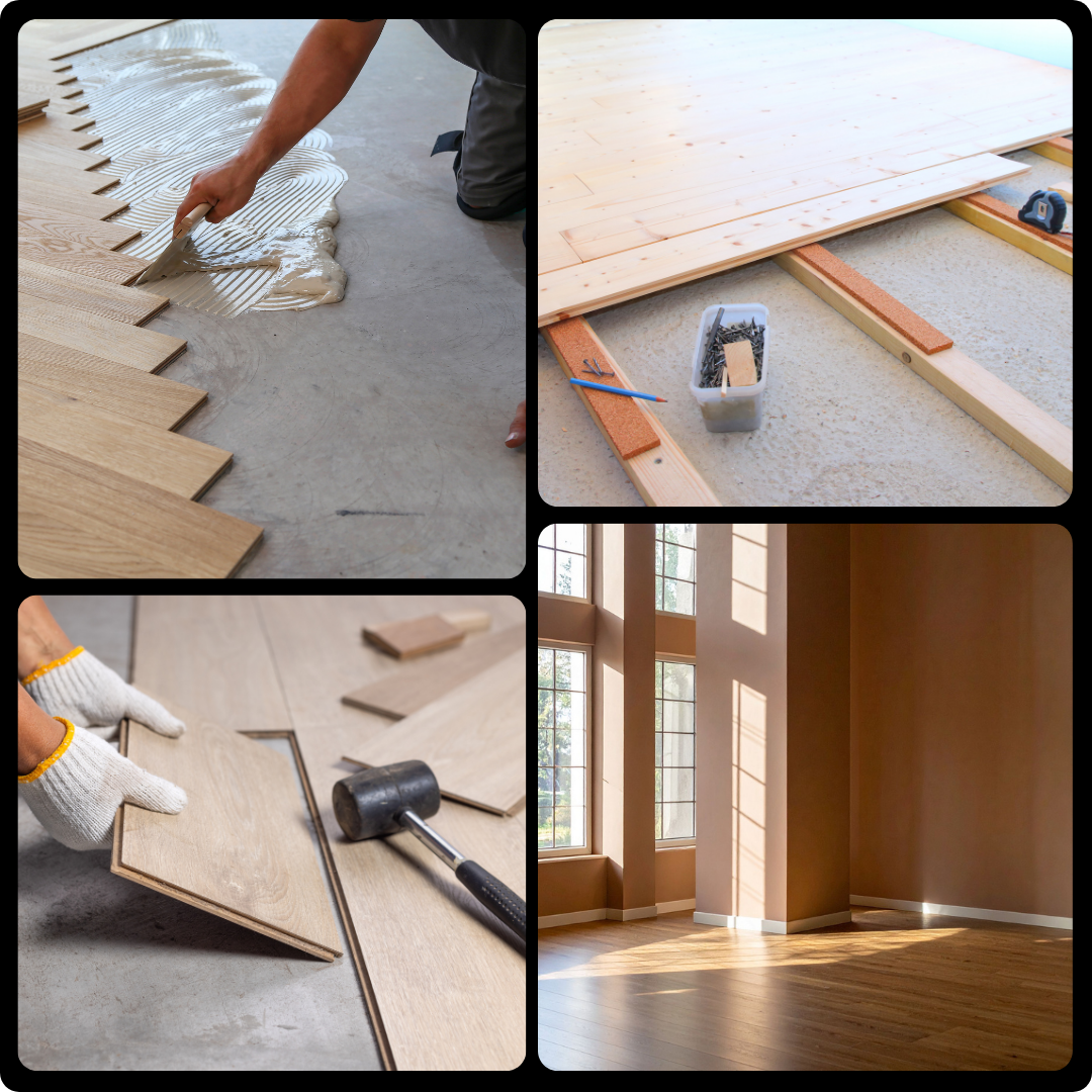 Parquet, bois, plancher, sols, revêtements de sols, pose