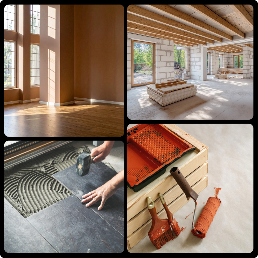 finitions, revêtements, rénovation de salle de bain