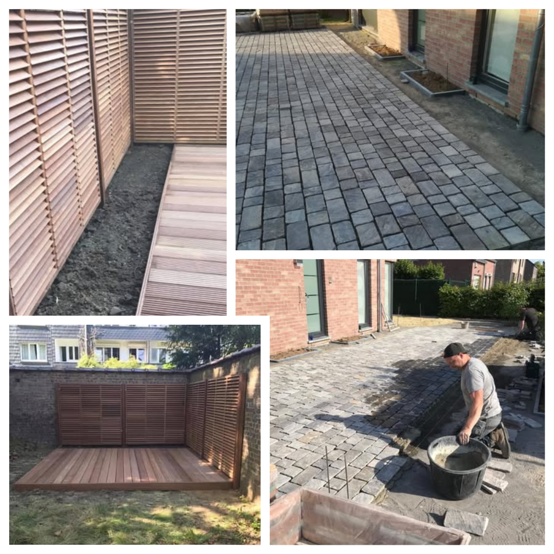 terrasses en bois, pose de clôture, palissades en bois