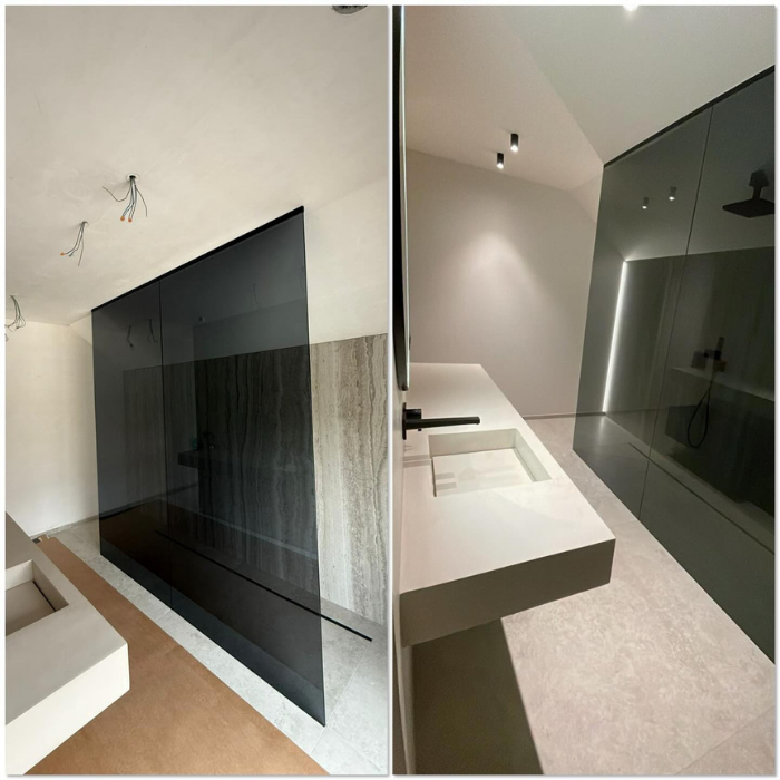 Salle de bain, cuisine, parachèvemenr, murs intérieurs, enduit, cloisons, plaque de plâtre, faux plafonds