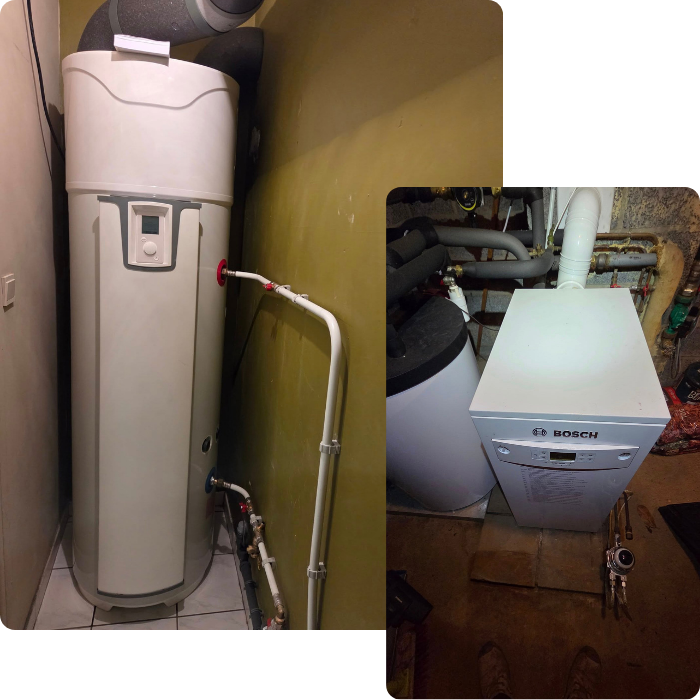 Boiler, salle de bain, eau chaude, sanitaire, chauffe-eau, adoucisseur d'eau, calcaire