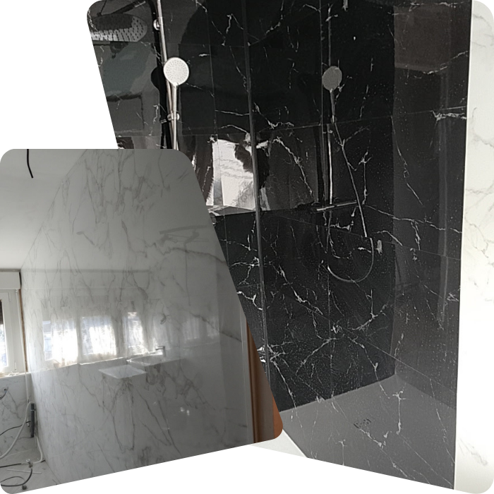 Salle de bain, rénovation, carrelage, sols, murs, robinetterie, douche, équipements sanitaires