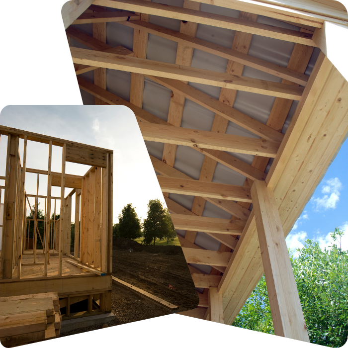 Carport, bois, menuiserie, construction bois, annexe, terrasse, assemblage, montage
