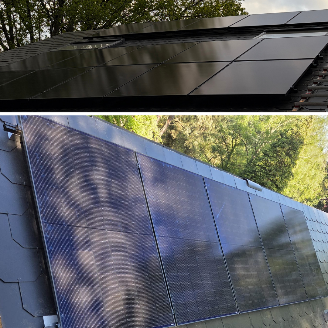 toiture, panneaux solaires