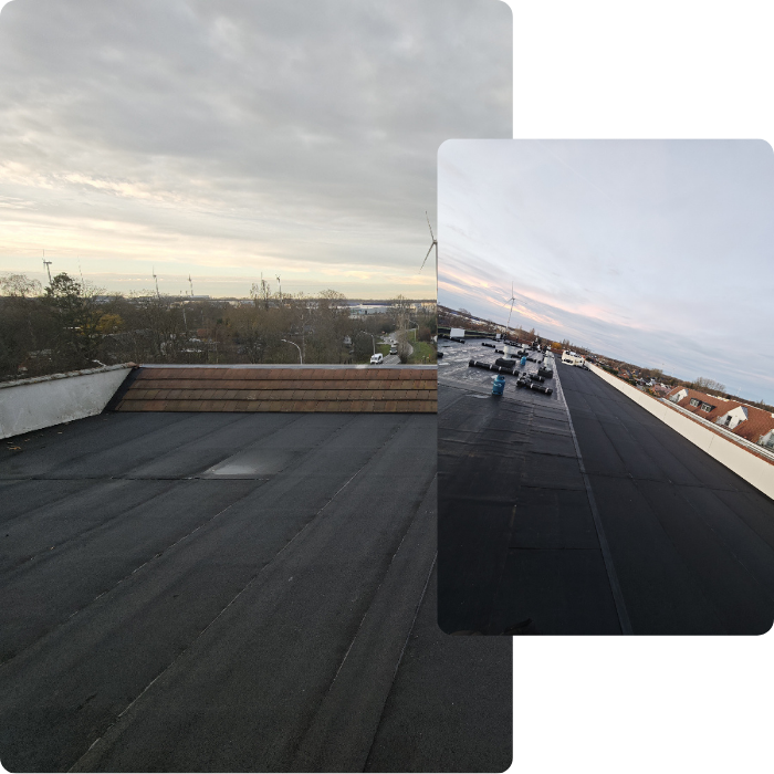 dakbedrijf, dakwerker, dakwerken, dakbedekking, plat dak, platte daken, dakrenovatie, 
                    dakherstelling, dakisolatie, dakafdichting, afdichting plat dak, EPDM roofing, EPDM 
                    dakbedekking, bitumen roofing, Derbigum, roofing plaatsen, roofing herstellen, dakgoten, 
                    dakgoten vervangen, zinkwerken, schoorsteenherstelling, lekdetectie dak, daklekkage, 
                    onderhoud plat dak, renovatie plat dak, dakwerker plat dak, offerte dakwerken