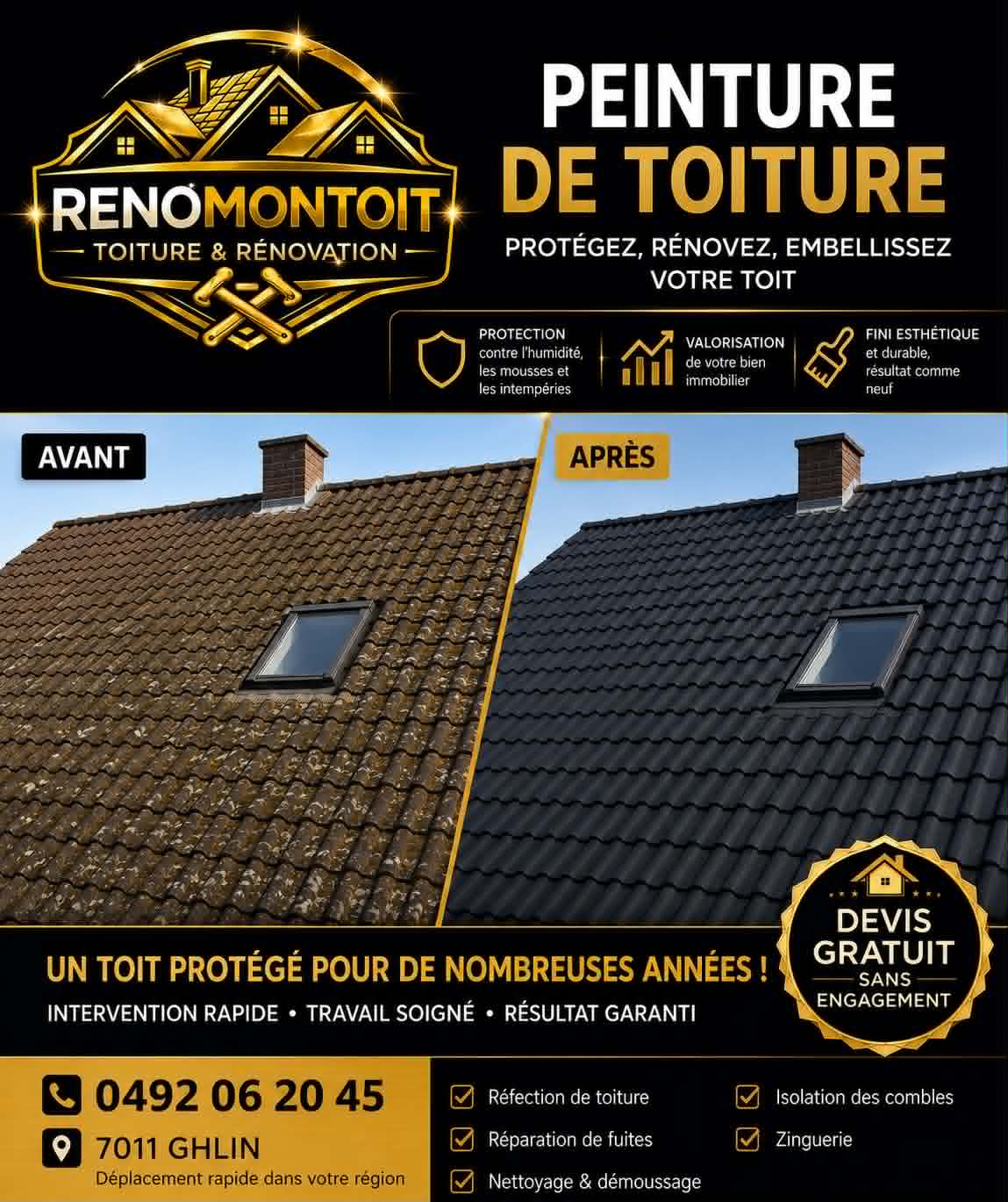 couvreur Mons, toiture Mons Tournai Ath, isolation toiture, zinguerie, nettoyage démoussage toiture, bardage, hydrofuge toiture, rénovation toiture Hainaut, couverture Belgique, réparation toiture