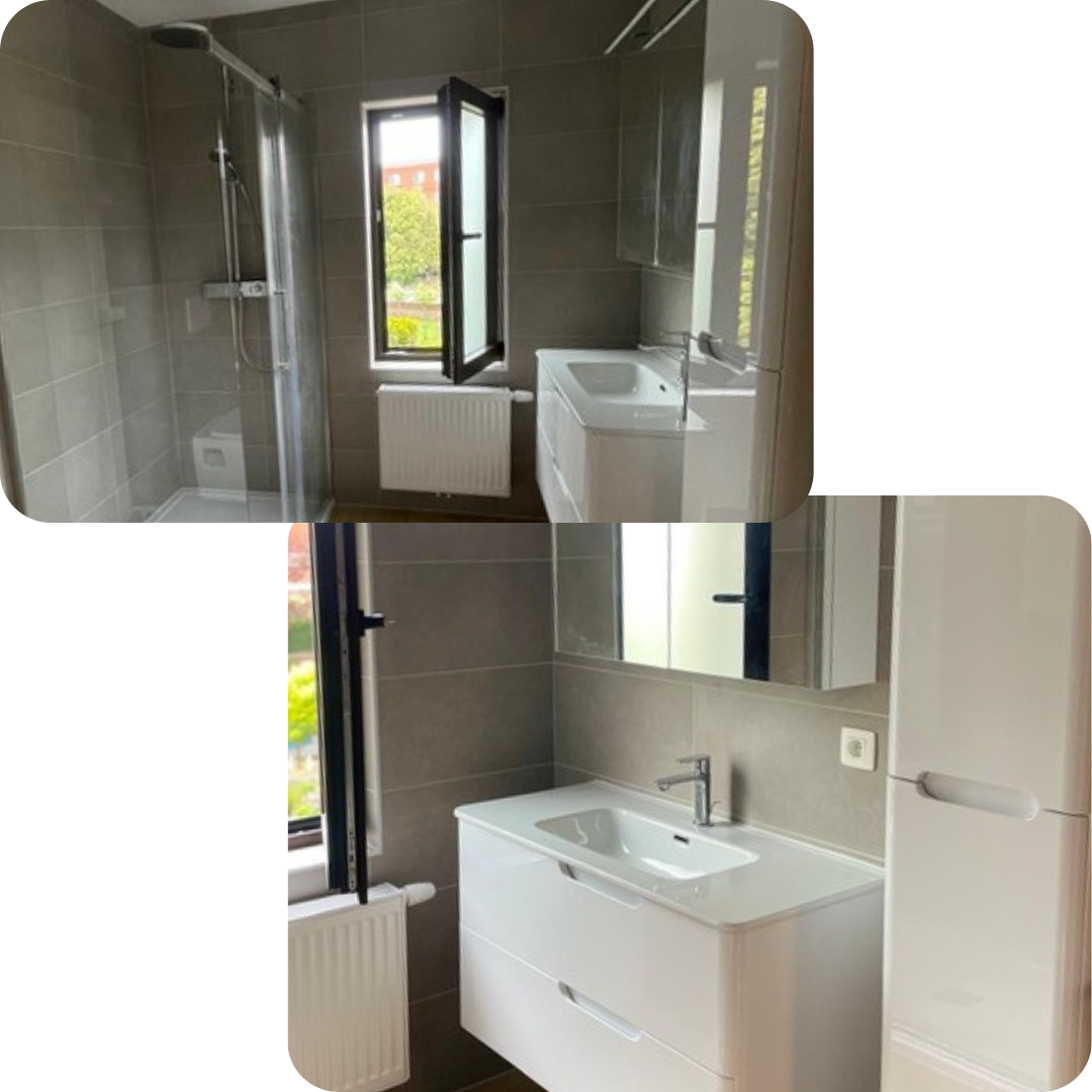 rénovation intérieure, travaux de finition, cloisons, faux plafonds, salle de bain complète, carrelage, parachèvement