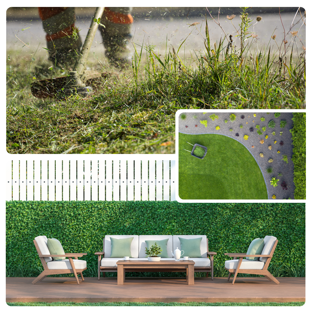 Taille de haies, abattage, élagage, entretien de jardin, tonte de pelouse, création de pelouse, plantations , aménagement extérieur, terrassement, terrasse, terrasse en bois, clôtures, palissades