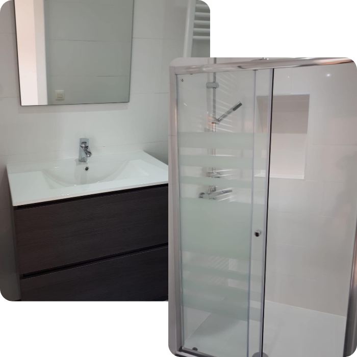 salle de bain, sdb, salle d'eau, lavabo, baignoire, douche, équipements, sanitaires, plomberie, tuyauterie, eau chaude