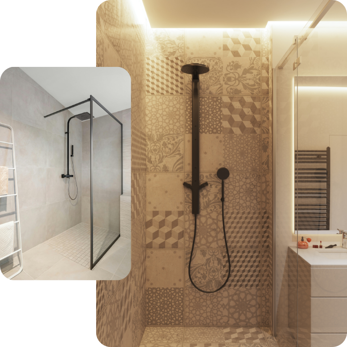 salle de bain, sanitaire, douche, baignoire, lavabo, wc, rénovation