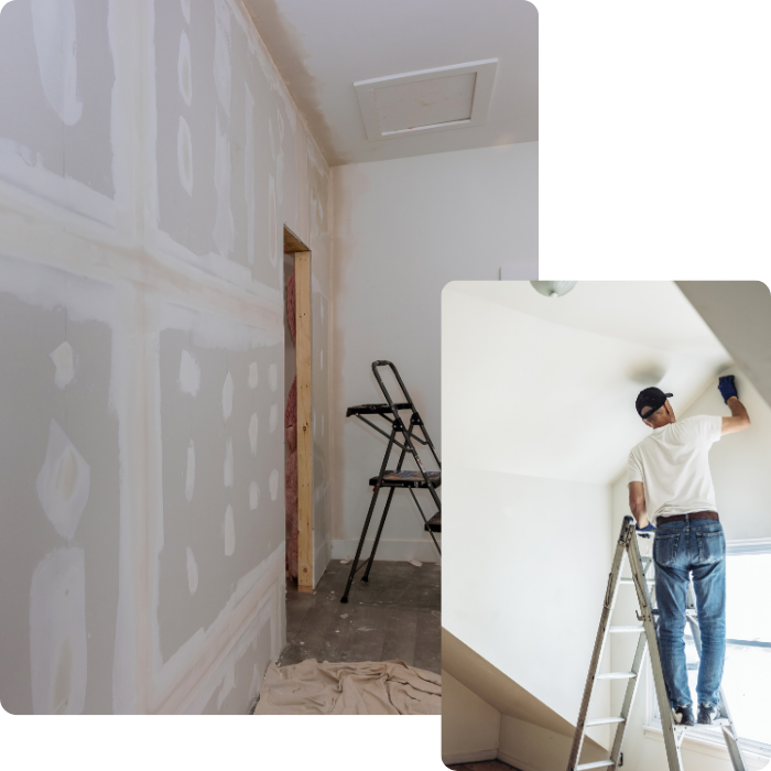 Plafonneur, revêtement mural, tapisserie, papier peint, décoration intérieure, déco, peintre