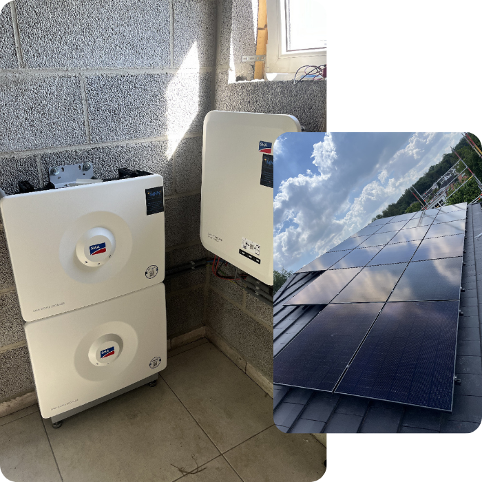 Panneaux photovoltaïques, électricité, électricien, installaiton, onduleur, tableau électrique, câbles, raccordements
