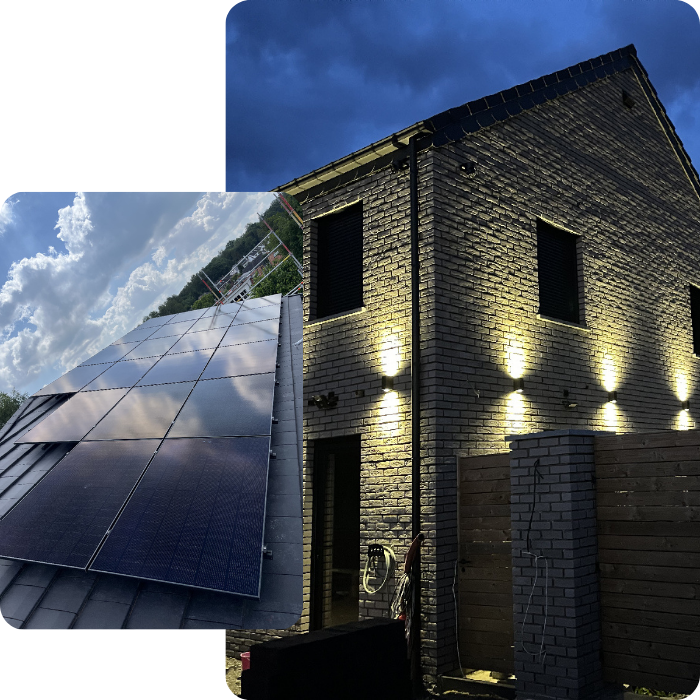électricité, électricien, câble, carottage, installation, tableau électrique, éclairage extérieur