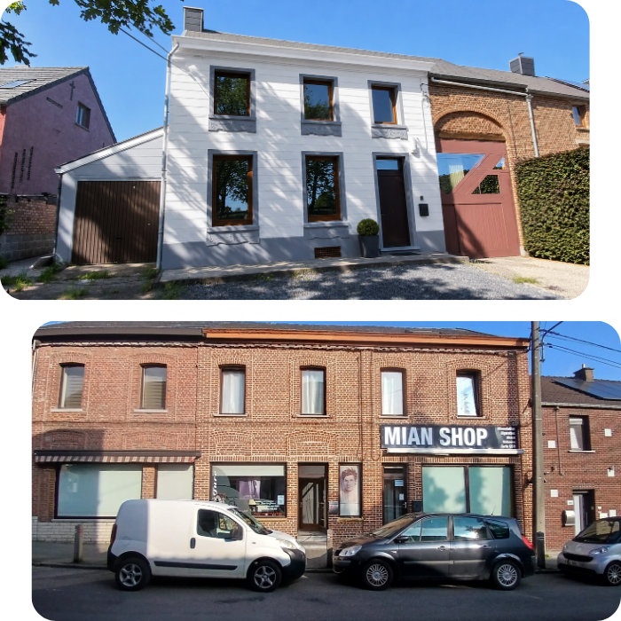 Peinture façade, peinture extérieur, nouvelle peinture, réparation, fissures, brique, pierre, ciment