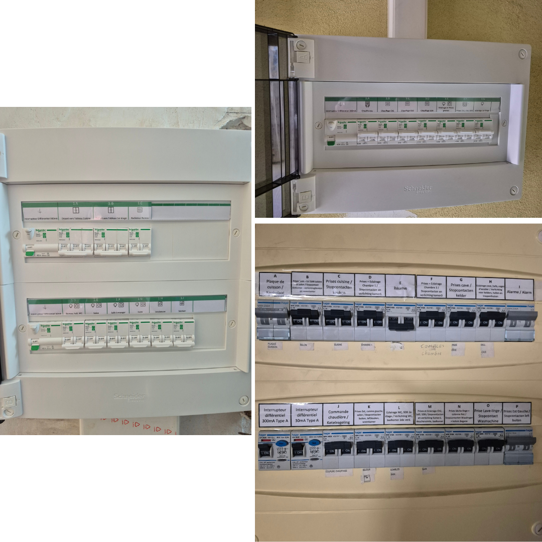 électricien Braine-l’Alleud, électricien Wavre, électricien Nivelles, mise en conformité électrique, dépannage électrique, installation électrique, installation intérieure, installation extérieure, borne de recharge, éclairage, installation complète, devis électricien, travaux électriques, électricité générale, Dufour Luc