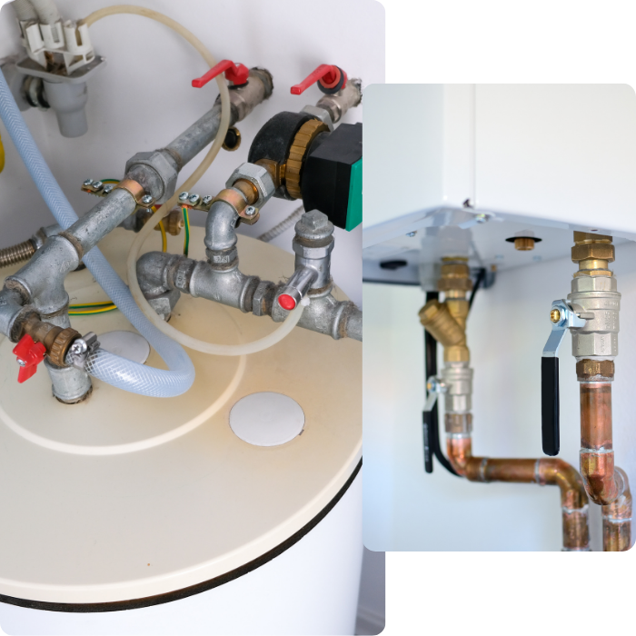 Canalisations, plomberie, plombier, tuyaux, remplacement, boilers, chauffe-eau, sanitaires