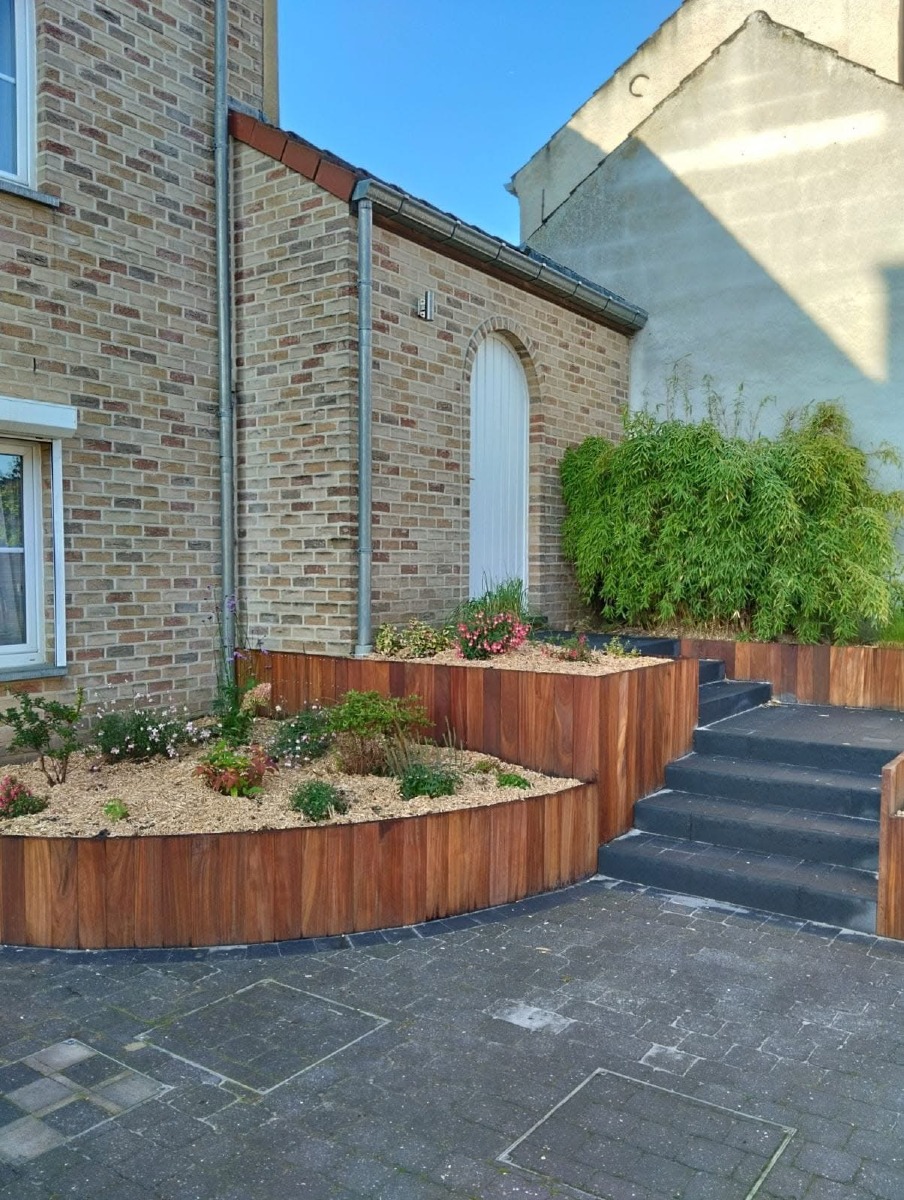 Création, jardin, jardinier, paysagiste, citerne, terrain, espaces verts