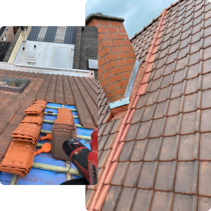 travaux de rénovation, rénovation toiture, toit, couvreur, restauration, tuile, zinguerie, étanchéité toiture