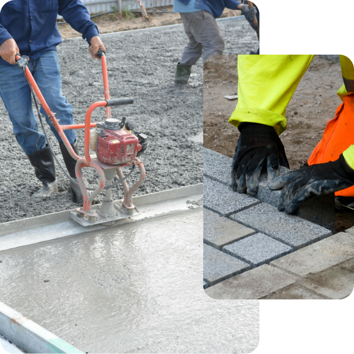 pavage, dallage, allée, jardin, aménagement jardin, accès, klinkers
