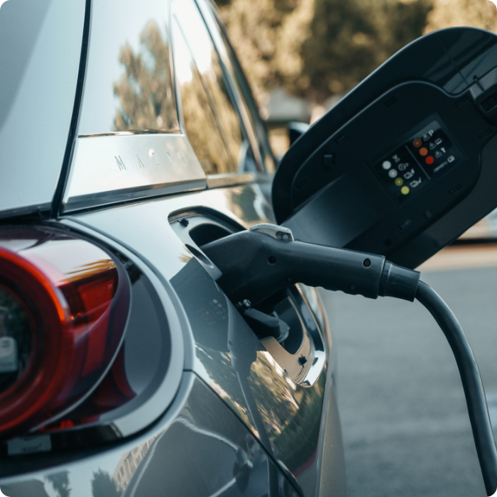 borne de recharge, station, voiture, installation, onduleur, équipement, raccordements