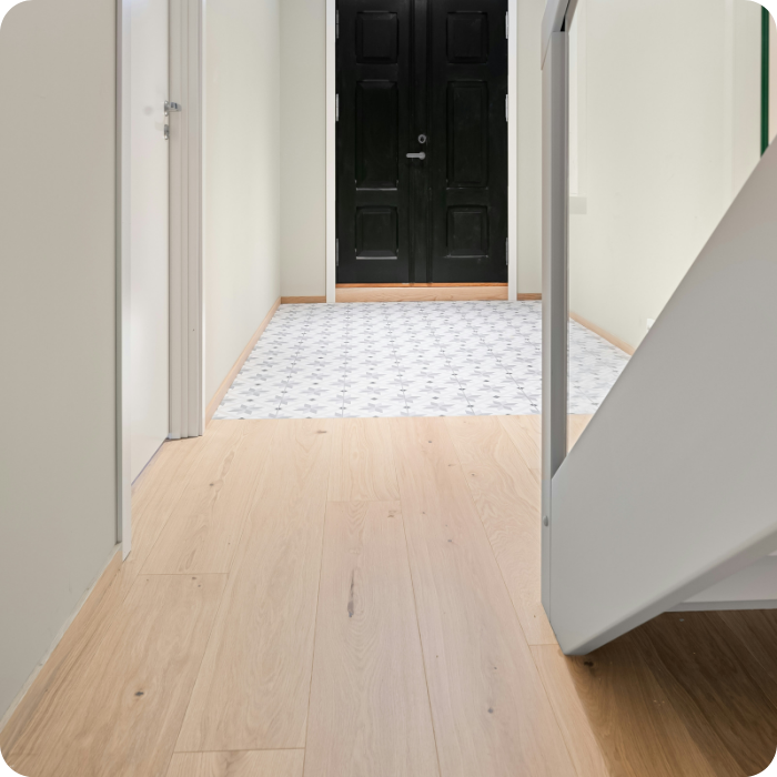 Mix, parquet, carrelage, mélange, pose, nouveau carrelage, revêtement sol