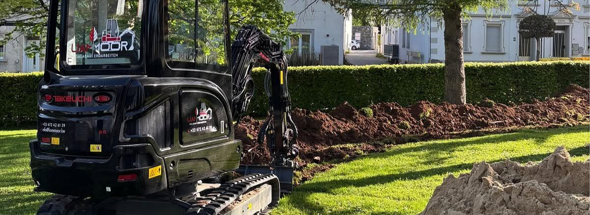 Aménagement extérieur, terrain, terrassement, travaux extérieurs