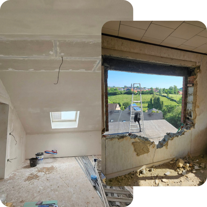 rénovation, travaux de maçonnerie, transformation