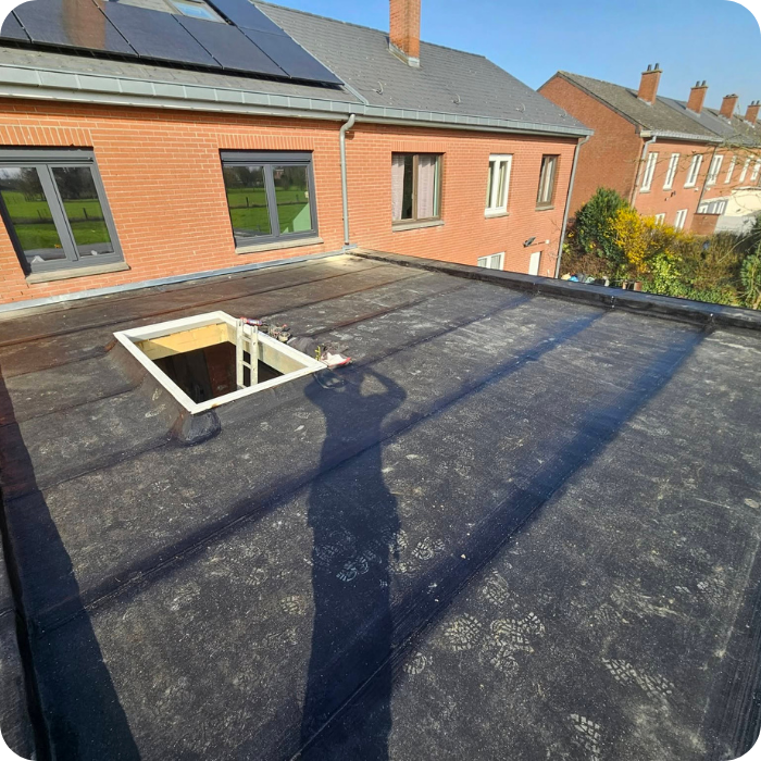Toiture, toit, toiture plate, plate-forme, réparation, construction, rénovation