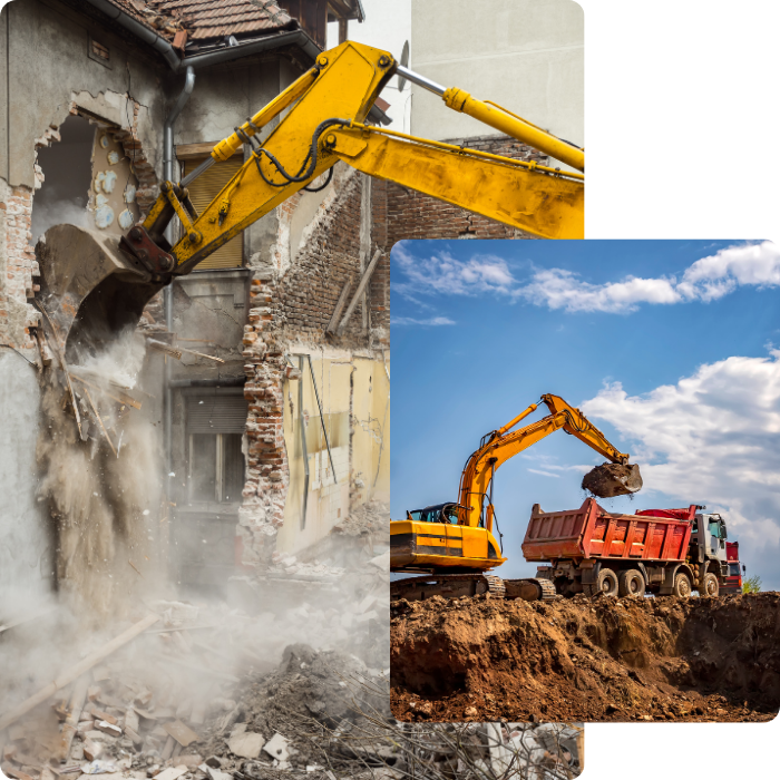 Afbraakwerken, binnenafbraak, buitenafbraak, afbraak van woningen, afbraak van 
                    gebouwen, betonafbraak, dakafbraak, keuken afbreken, badkamer afbreken, muren 
                    afbreken, scheidingswanden verwijderen, afvoer van bouwpuin, ontmantelingswerken, 
                    bouwafval, grondwerken, nivelleren, uitgraven, aanvullen, bodemverdichting, drainage,
                    rioleringswerken, buitenaanleg, tuinaanleg, tuinrenovatie, bestratingswerken, 
                    klinkerwerken, terrassen aanleggen, oprit aanleggen, boordstenen plaatsen, 
                    omheiningen plaatsen, poorten plaatsen, keermuren, schanskorven, siergrind, 
                    gazon aanleggen, beplanting, bomen vellen, snoeiwerken, tuinonderhoud, 
                    regenwaterafvoer, aanleg van opritten, aanleg van paden, omgevingswerken