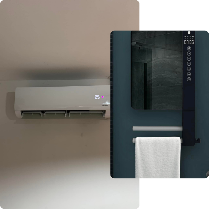 Climatisation, climatiseur, unité, installation, monosplit, multisplit, conduit, raccord