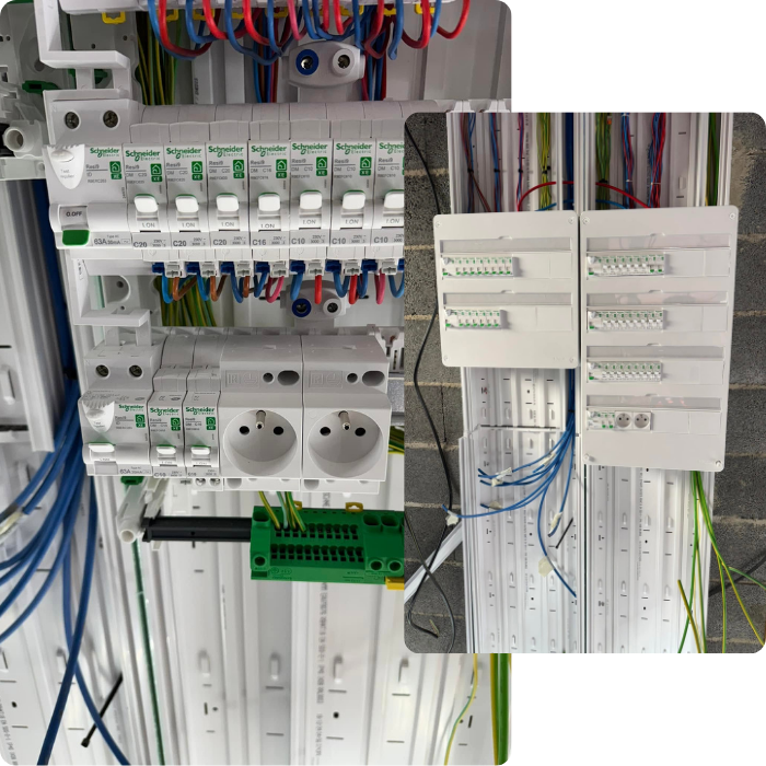 électricité, travaux, circuits, tableau, installation, msie en conformité