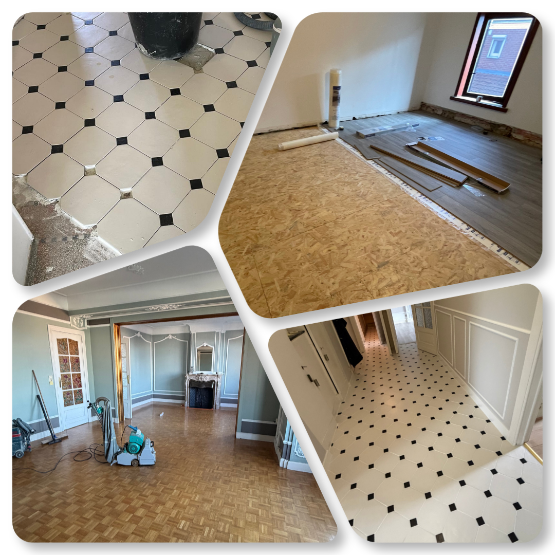 construction rénovation Manage Hainaut bois menuiserie parquet cuisine salle de bain