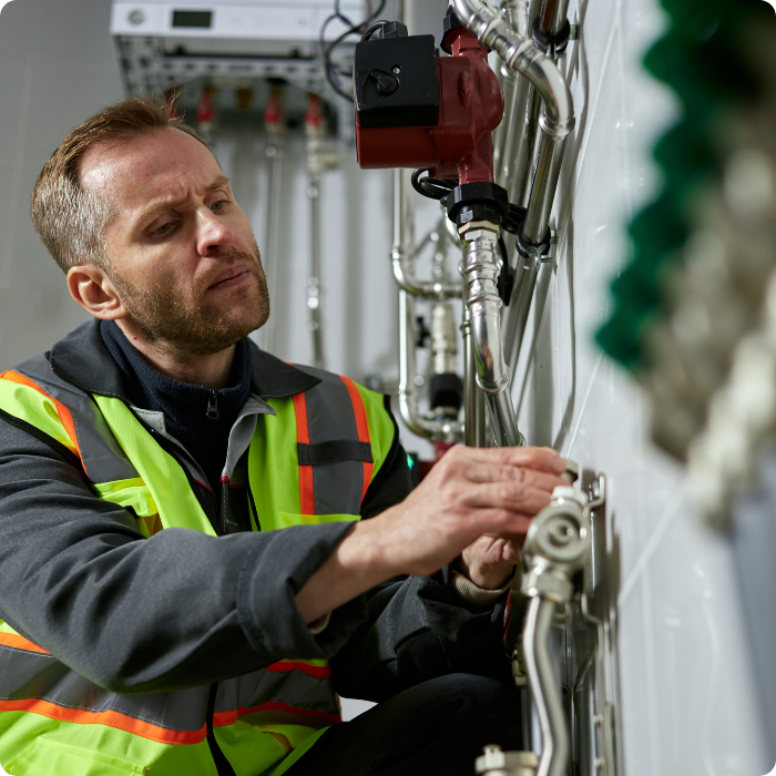 électricité, chauffage, plomberie, gaines techniques, radiateurs